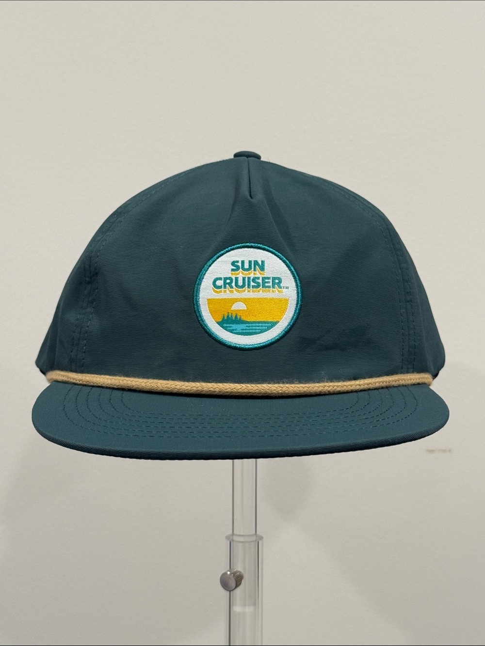 Sun Cruiser Iced Tea Vodka Promotional Snapback Rope Hat Forest Green OS